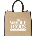 branded Large Jute Tote, from our range of promotional Jute Shopping &amp; Tote Bags