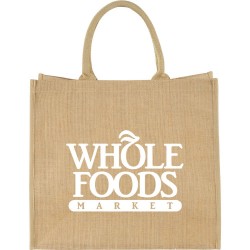branded Large Jute Tote, from our range of promotional Jute Shopping & Tote Bags