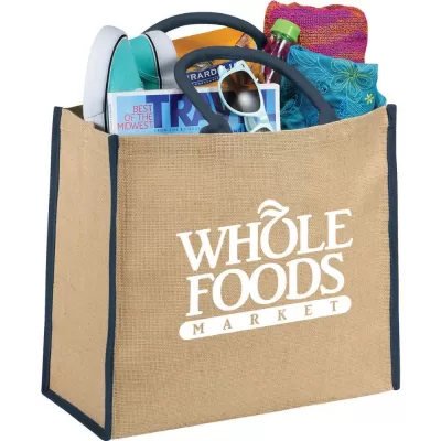 branded Large Jute Tote, from our range of promotional Jute Shopping & Tote Bags
