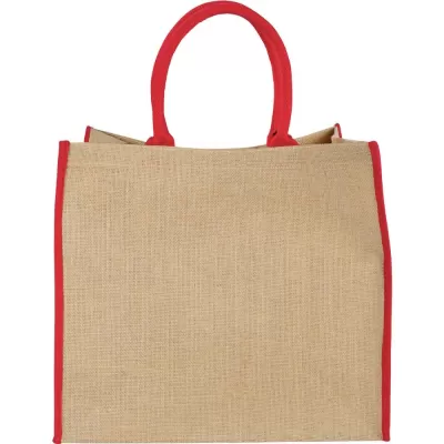 branded Large Jute Tote, from our range of promotional Jute Shopping & Tote Bags