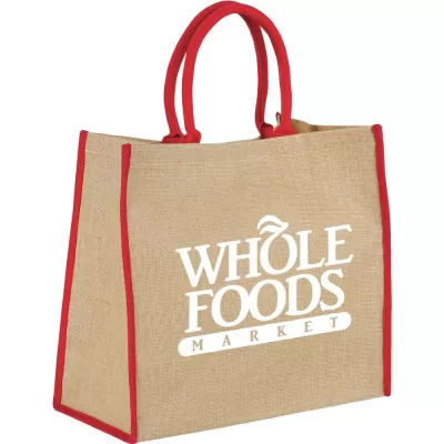 branded Large Jute Tote, from our range of promotional Jute Shopping & Tote Bags