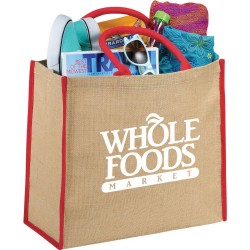 branded Large Jute Tote, from our range of promotional Jute Shopping & Tote Bags