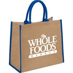 branded Large Jute Tote, from our range of promotional Jute Shopping & Tote Bags
