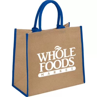 branded Large Jute Tote, from our range of promotional Jute Shopping & Tote Bags