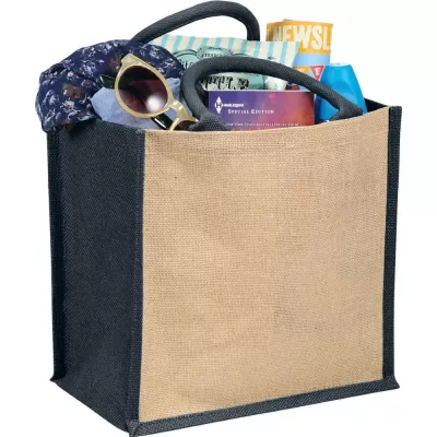 branded Medium Jute Gift Tote, from our range of promotional Jute Shopping & Tote Bags