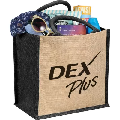 branded Medium Jute Gift Tote, from our range of promotional Jute Shopping & Tote Bags