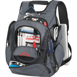 branded Elleven™ Checkpoint-Friendly Compu-Backpack, from our range of promotional Backpacks