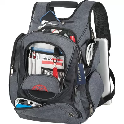 branded Elleven™ Checkpoint-Friendly Compu-Backpack, from our range of promotional Backpacks