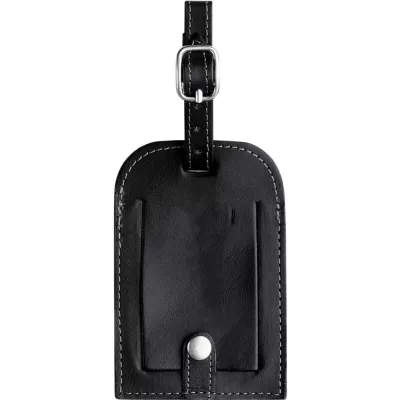 branded Millennium Leather Identification Tag, from our range of promotional Luggage Tags