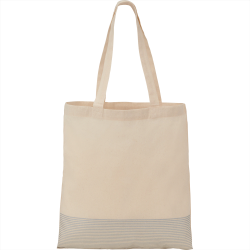 branded Silver Line Cotton Convention Tote, from our range of promotional Cotton & Calico Tote Bags