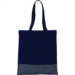 branded Silver Line Cotton Convention Tote, from our range of promotional Cotton & Calico Tote Bags