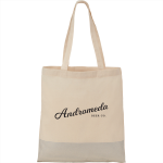 branded Silver Line Cotton Convention Tote, from our range of promotional Cotton &amp; Calico Tote Bags