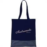 branded Silver Line Cotton Convention Tote, from our range of promotional Cotton &amp; Calico Tote Bags