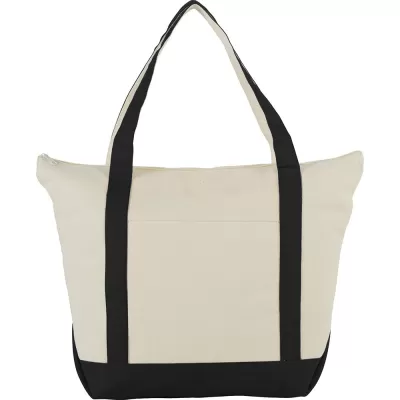 branded 12 oz Zippered Cotton Tote, from our range of promotional Shopping Tote Bags