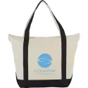 branded 12 oz Zippered Cotton Tote, from our range of promotional Shopping Tote Bags