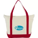 branded 12 oz Zippered Cotton Tote, from our range of promotional Shopping Tote Bags