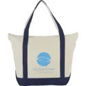 branded 12 oz Zippered Cotton Tote, from our range of promotional Shopping Tote Bags