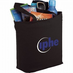 branded 8 oz. Cotton Maine Zippered Tote, from our range of promotional Non Woven Tote Bags