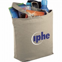 branded 8 oz. Cotton Maine Zippered Tote, from our range of promotional Non Woven Tote Bags