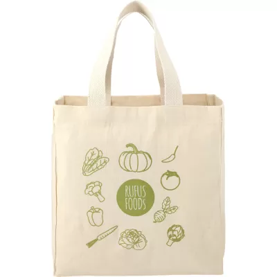 branded Essential 8oz Cotton Grocery Tote, from our range of promotional Cotton & Calico Tote Bags