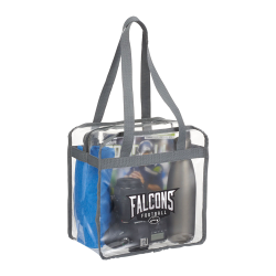 branded Game Day Clear Zippered Safety Tote, from our range of promotional Non Woven Tote Bags