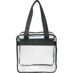 branded Game Day Clear Zippered Safety Tote, from our range of promotional Non Woven Tote Bags
