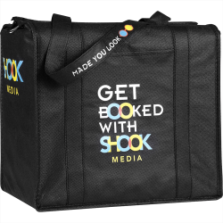 branded Hercules Insulated Grocery Tote, from our range of promotional Non Woven Tote Bags