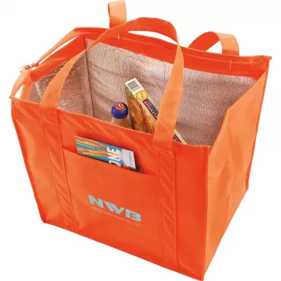 branded Hercules Insulated Grocery Tote, from our range of promotional Non Woven Tote Bags