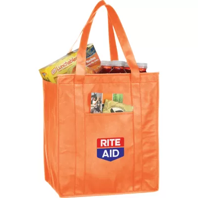 branded Hercules Insulated Grocery Tote, from our range of promotional Non Woven Tote Bags