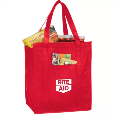 branded Hercules Insulated Grocery Tote, from our range of promotional Non Woven Tote Bags