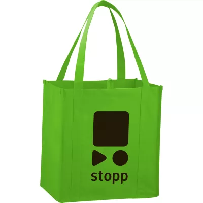 branded Little Juno Non-Woven Grocery Tote, from our range of promotional Non Woven Tote Bags