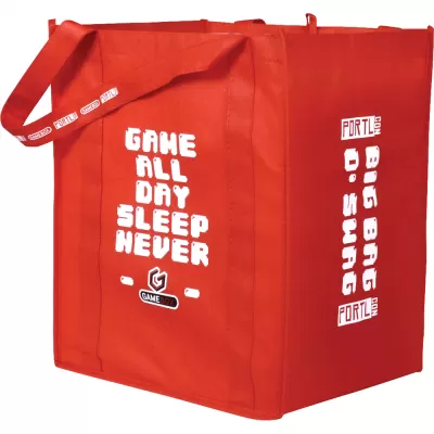 branded Little Juno Non-Woven Grocery Tote, from our range of promotional Non Woven Tote Bags