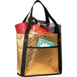 Non Woven Tote Bags - Metallic Mini Gift Tote