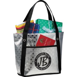 Non Woven Tote Bags - Metallic Mini Gift Tote