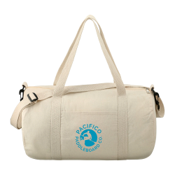 Shopping Tote Bags  - 5 oz. Cotton 18inch Barrel Duffel