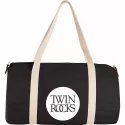 branded 5 oz. Cotton 18inch Barrel Duffel, from our range of promotional Shopping Tote Bags