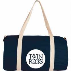 Shopping Tote Bags  - 5 oz. Cotton 18inch Barrel Duffel