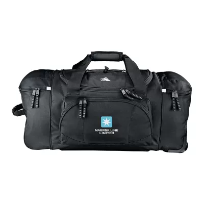 branded High Sierra 26 inch Wheeled Duffel Bag, from our range of promotional Sports Bags & Duffle Bags