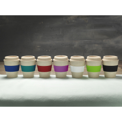branded Carry Cup Eco 350ml, from our range of promotional Reusable Coffee Cups - Plastic & Ceramic