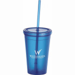 Drink Bottles - Plastic  - Iceberg 470ml Tumbler with Straw