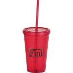 Drink Bottles - Plastic  - Iceberg 470ml Tumbler with Straw