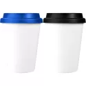 branded Carry Cup - 350ml Antibacterial Insulated Tumbler, from our range of promotional Reusable Coffee Cups - Plastic &amp; Cer...