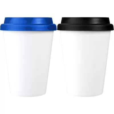 branded Carry Cup - 350ml Antibacterial Insulated Tumbler, from our range of promotional Reusable Coffee Cups - Plastic & Cer...
