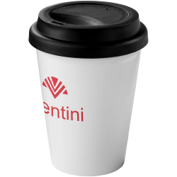 branded Carry Cup - 350ml Antibacterial Insulated Tumbler, from our range of promotional Reusable Coffee Cups - Plastic & Cer...