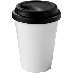 branded Carry Cup - 350ml Antibacterial Insulated Tumbler, from our range of promotional Reusable Coffee Cups - Plastic & Cer...