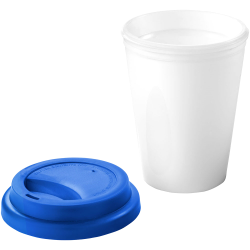branded Carry Cup - 350ml Antibacterial Insulated Tumbler, from our range of promotional Reusable Coffee Cups - Plastic & Cer...