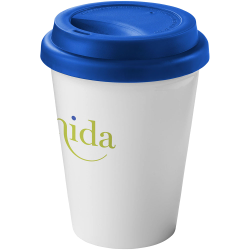 branded Carry Cup - 350ml Antibacterial Insulated Tumbler, from our range of promotional Reusable Coffee Cups - Plastic & Cer...