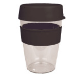 branded Tritan Carry Cup with Lid and Band 360ml, from our range of promotional Reusable Coffee Cups - Plastic &amp; Ceramic