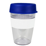 branded Tritan Carry Cup with Lid and Band 360ml, from our range of promotional Reusable Coffee Cups - Plastic &amp; Ceramic