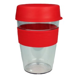branded Tritan Carry Cup with Lid and Band 360ml, from our range of promotional Reusable Coffee Cups - Plastic & Ceramic
